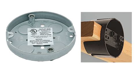 is l shaped junction box rated for a fan|ceiling fan junction box rating.